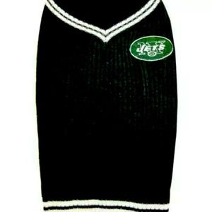 NY Jets Dog Sweater ~ Large